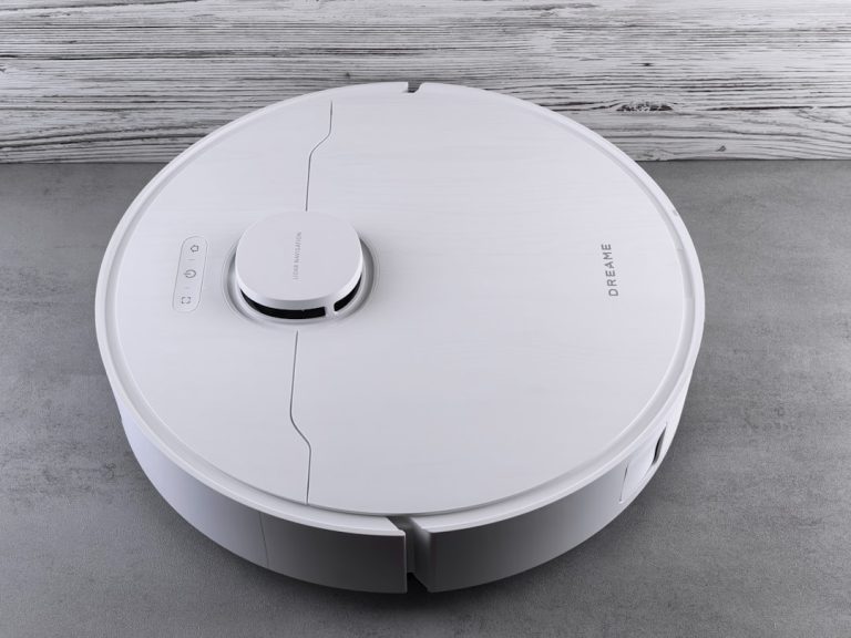 robot vacuum cleaner on floor