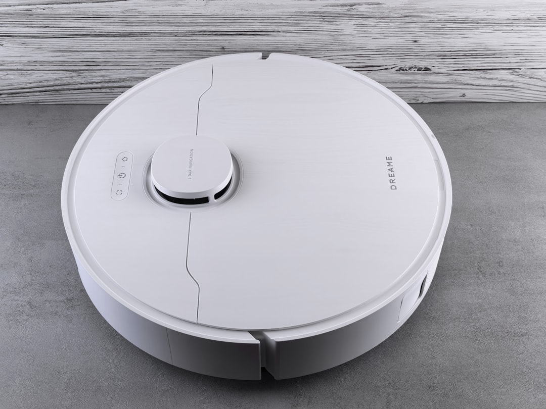 robot vacuum cleaner on floor