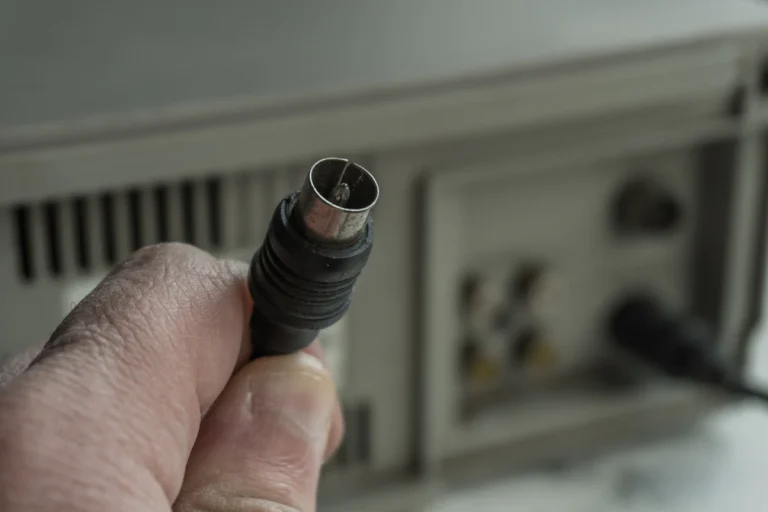 MoCA adapter home network setup with coax connections